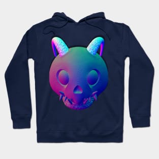 Cyberpunk skull 3D Hoodie